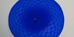 Rondel - Diamond Pattern, cobalt